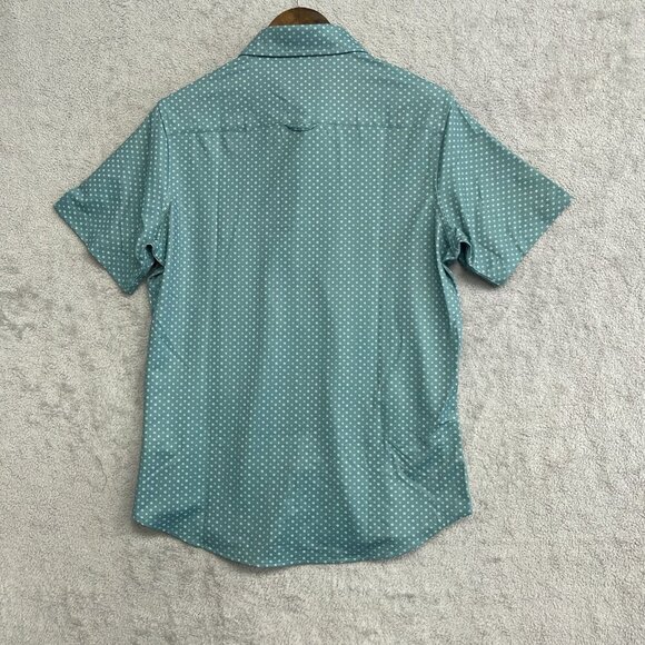 NEW Jachs New York Men's S Short-Sleeved Green Button-Down Shirt - Picture 4 of 8